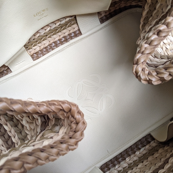 Loewe 2013 Runway Leather/Straw Bag - Picture 9 of 15